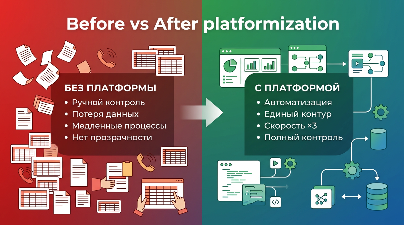 До и после платформизации